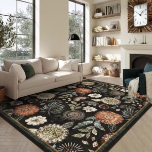 rectangular floral washable rugs, washable floral area rugs, modern floral rugs, rectangular area rugs, soft floral carpets, machine washable rugs, vintage floral rugs, low pile floral rug, non slip washable rug, family friendly area rugs, decorative floral living room rug, floral bedroom rug, washable indoor carpet, cozy floral rug, modern washable carpet, elegant floral area rug, farmhouse floral rug, soft living room carpet, washable modern rug, decorative indoor rug