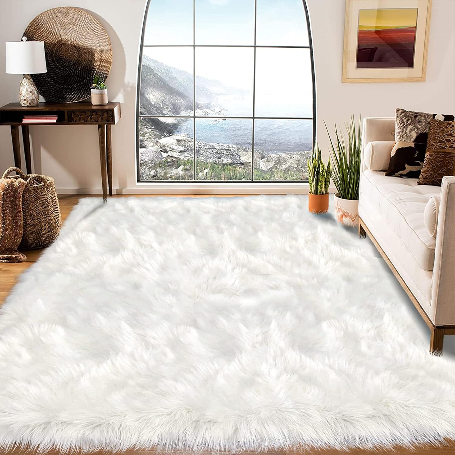 8x10 white fluffy rugs for living room, ultra soft 8x10 white plush area rug, washable 8x10 white fluffy rugs for living room, non slip 8x10 white living room rug, 8x10 white shag rug for modern living room, best white rugs for large living rooms, white faux fur rug, soft living room rugs, plush area rugs, modern white rugs, large fluffy rugs, cozy living room decor, washable shag rugs, white area rugs for hardwood floors, luxury living room rugs